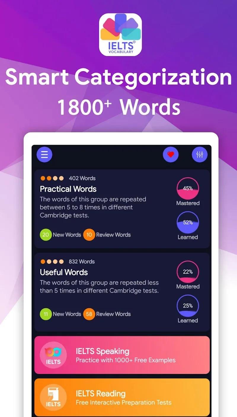 IELTS Vocabulary Flashcards Screenshot 3