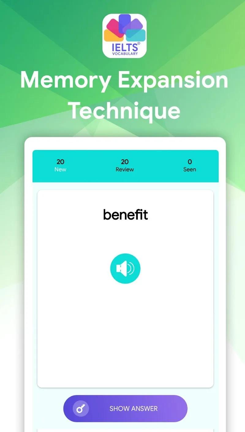 IELTS Vocabulary Flashcards Screenshot 4
