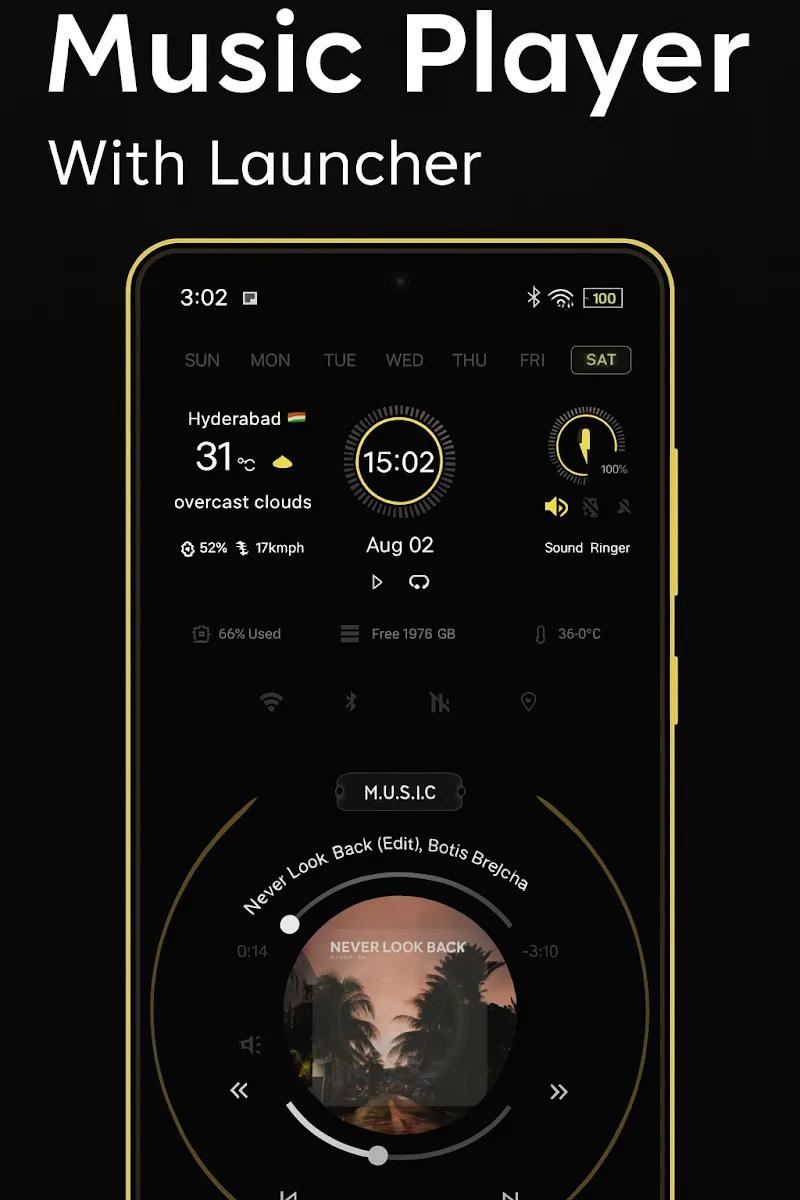 Jarvis Scifi: Epic Launcher Screenshot 3