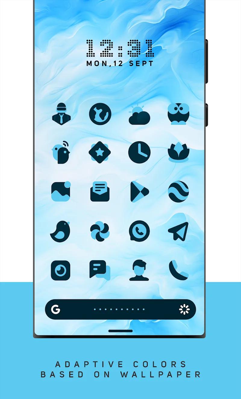 LuX : Adaptive Icon pack Screenshot 1