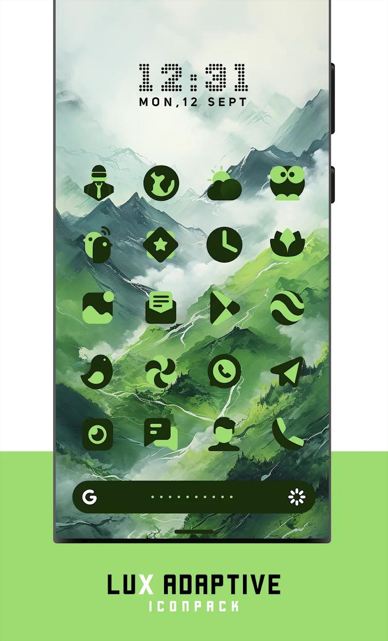 LuX : Adaptive Icon pack Screenshot 3