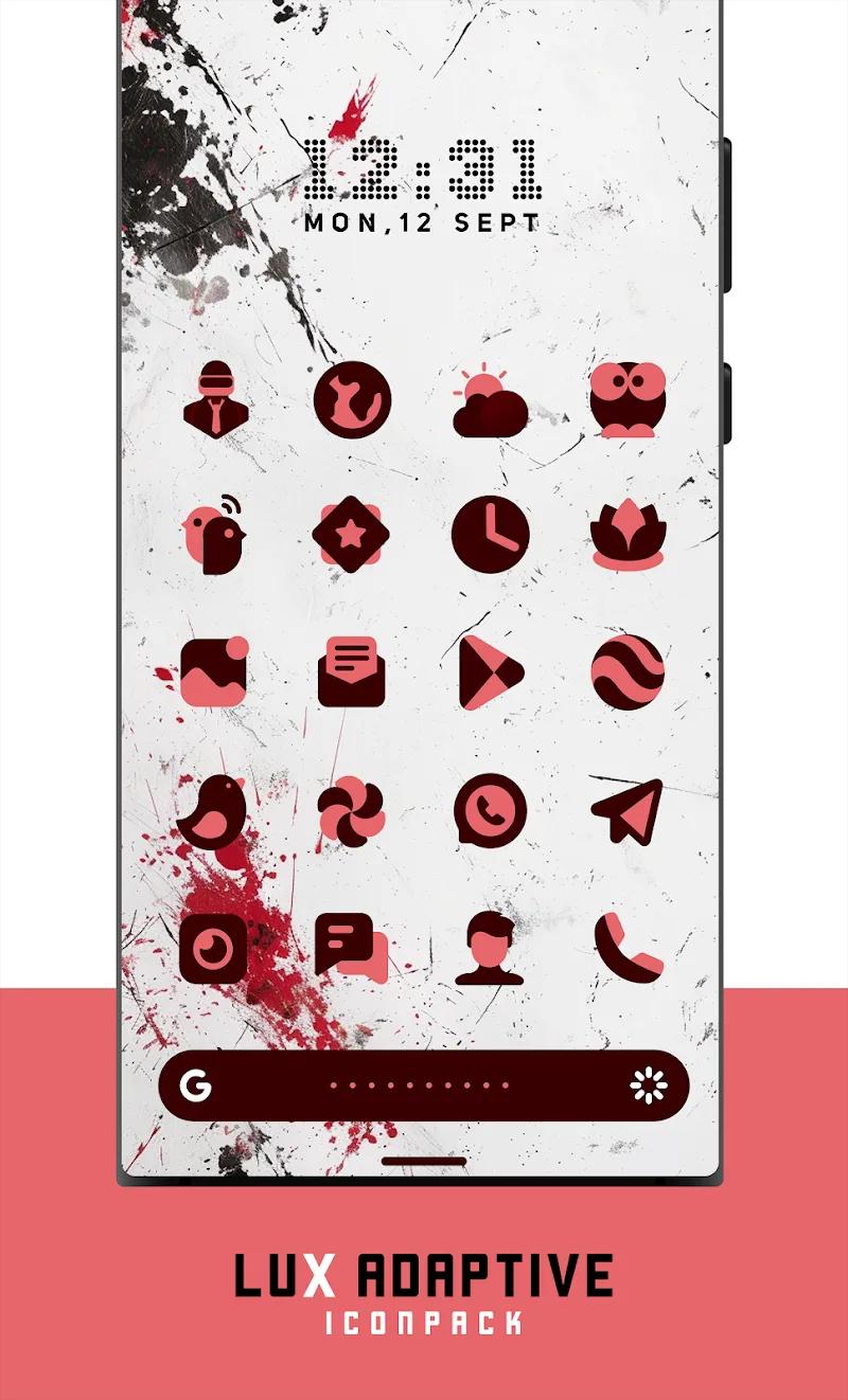 LuX : Adaptive Icon pack Screenshot 4
