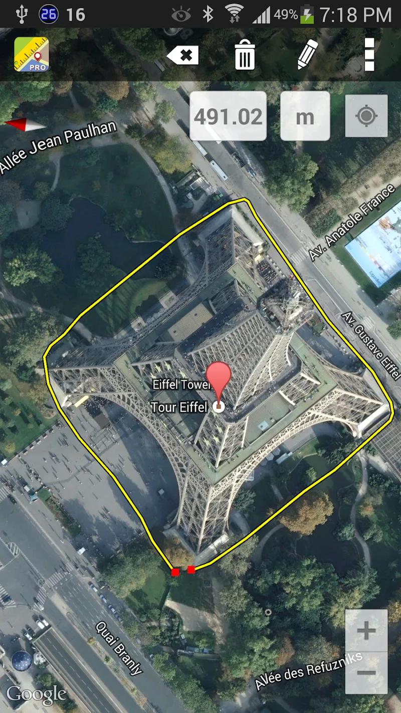 Maps Ruler  Pro Screenshot 3