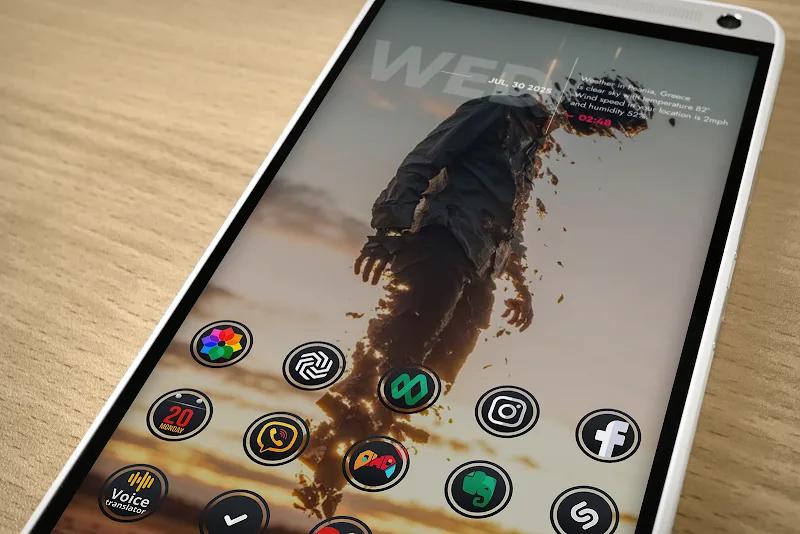 Mator Dark icon pack Screenshot 1