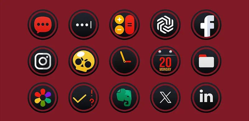 Mator Dark icon pack Screenshot 2