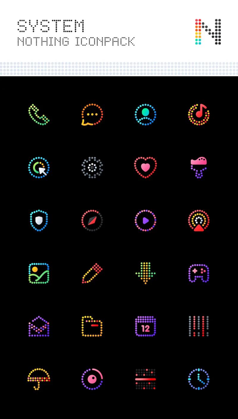 Neon : Dots Iconpack Screenshot 2