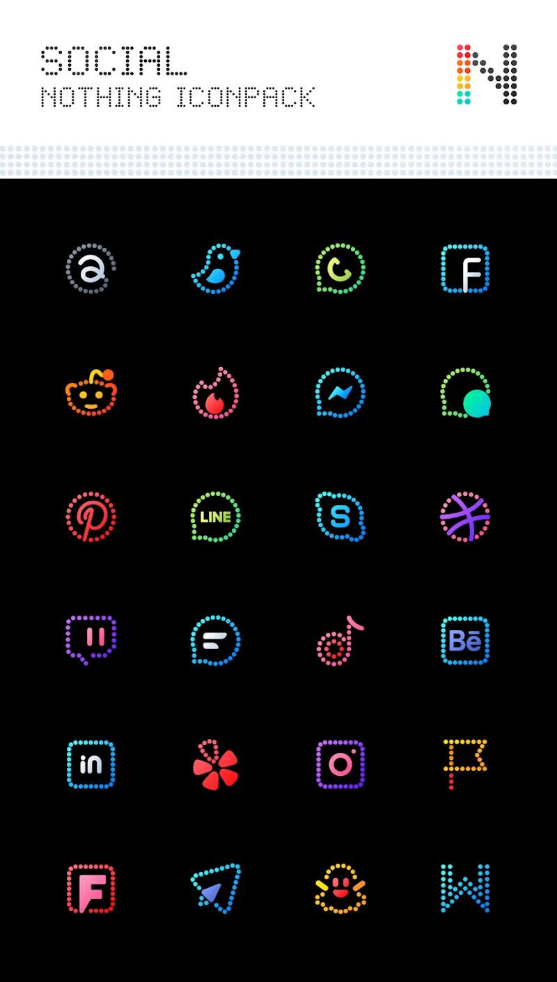 Neon : Dots Iconpack Screenshot 3