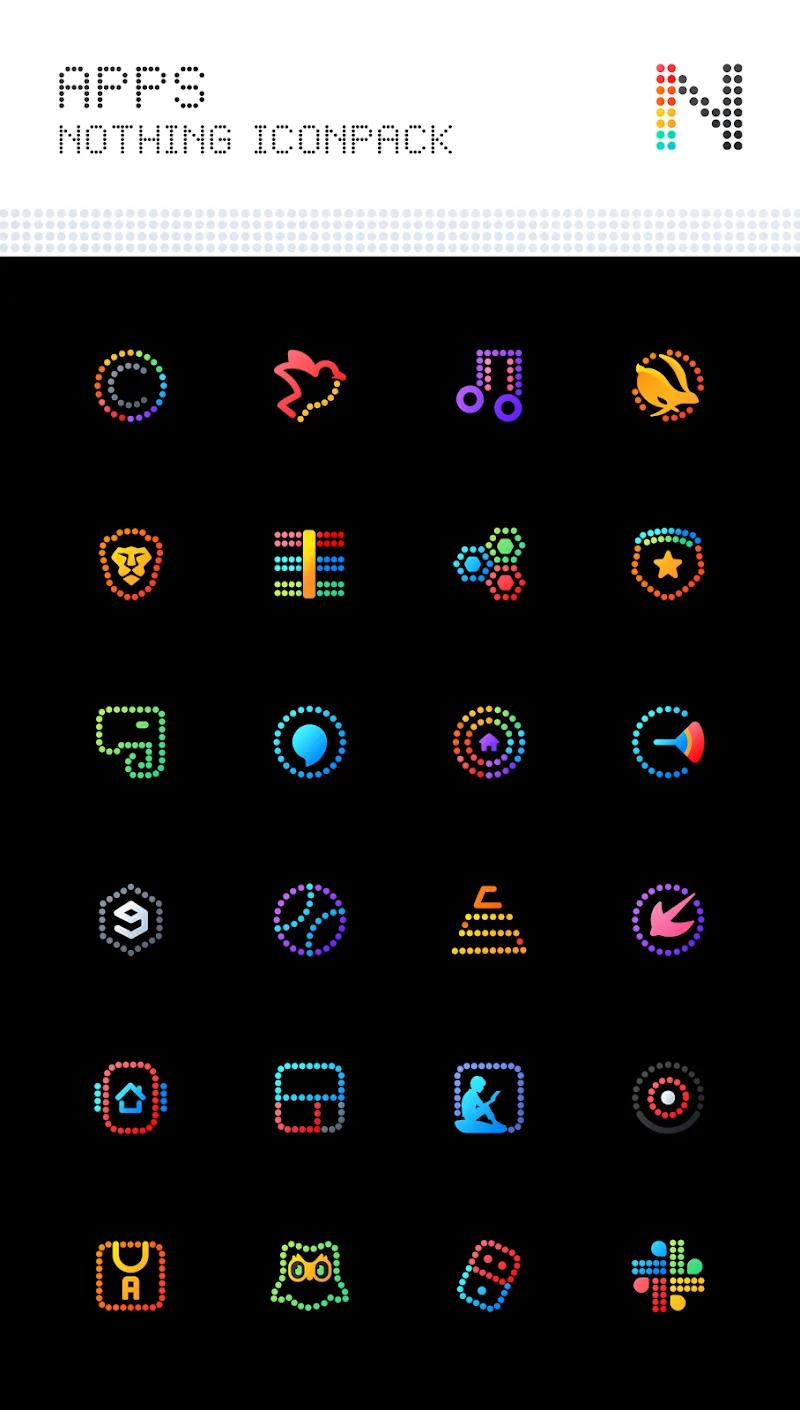 Neon : Dots Iconpack Screenshot 5