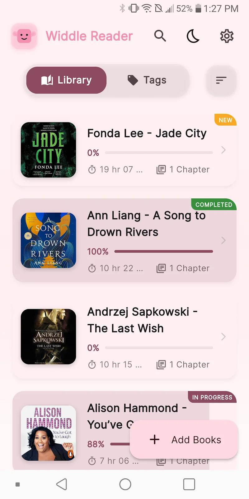 Widdle Reader Screenshot 1