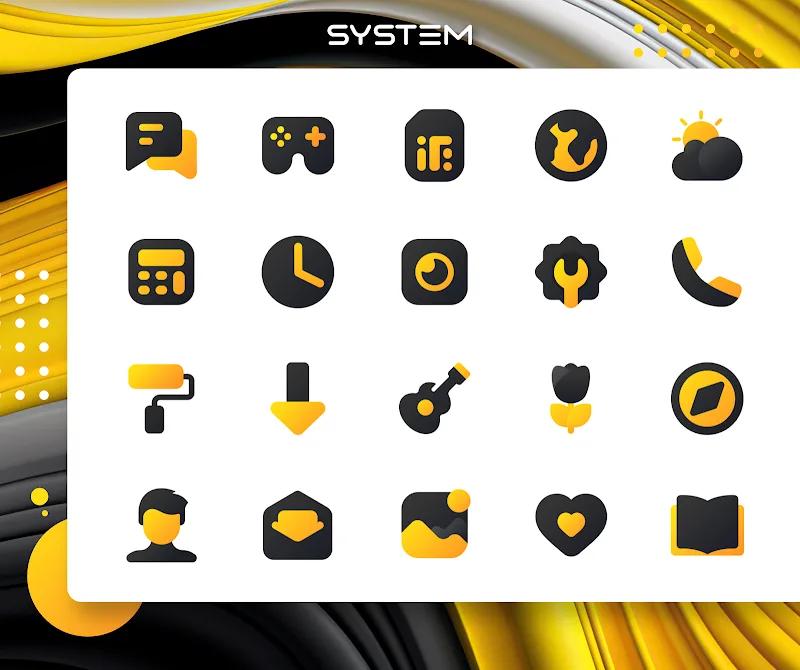 Yellow IconPack : LuXYellow Screenshot 3