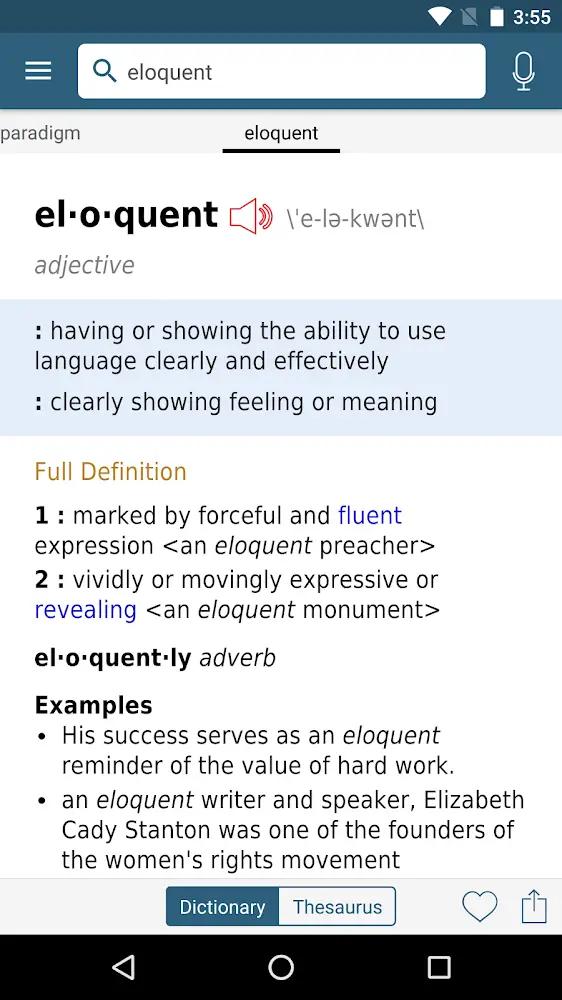 Merriam - Webster Dictionary Screenshot 2