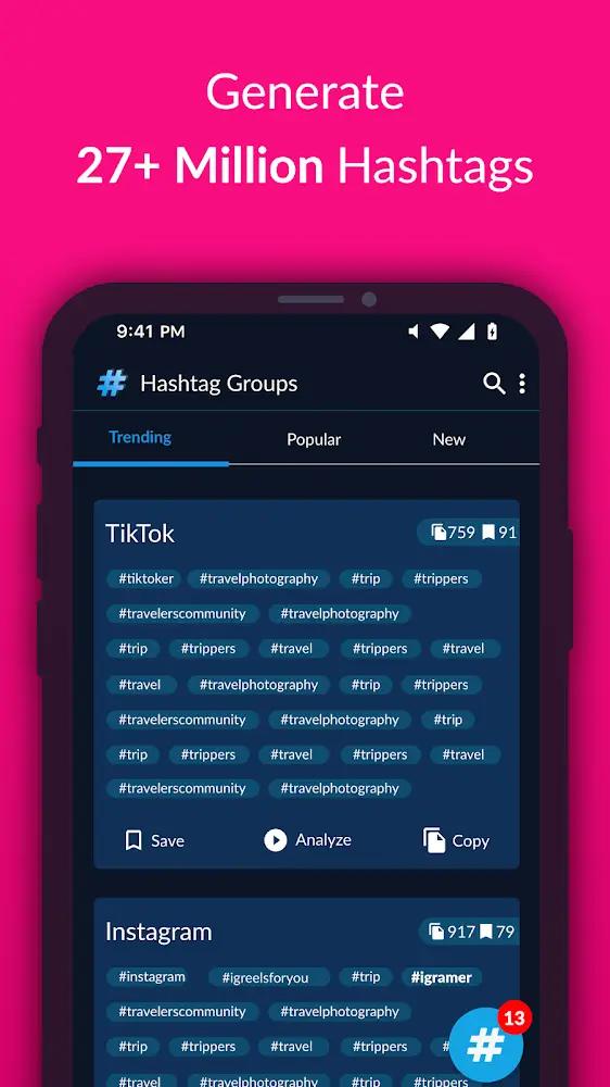 Hashtags AI (Followers Booster) Screenshot 2