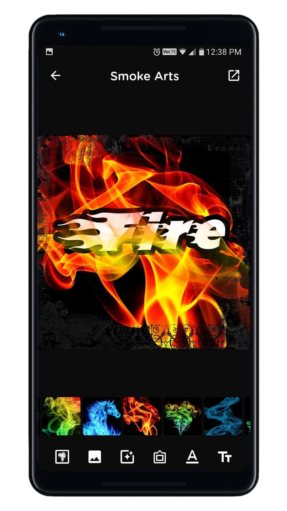 Smoke Name Art Maker Screenshot 5