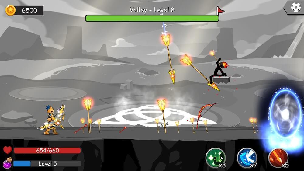 Stickman Fight Archer Survival Screenshot 1
