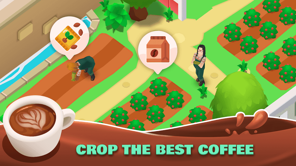 Idle Coffee Shop Tycoon Screenshot 1