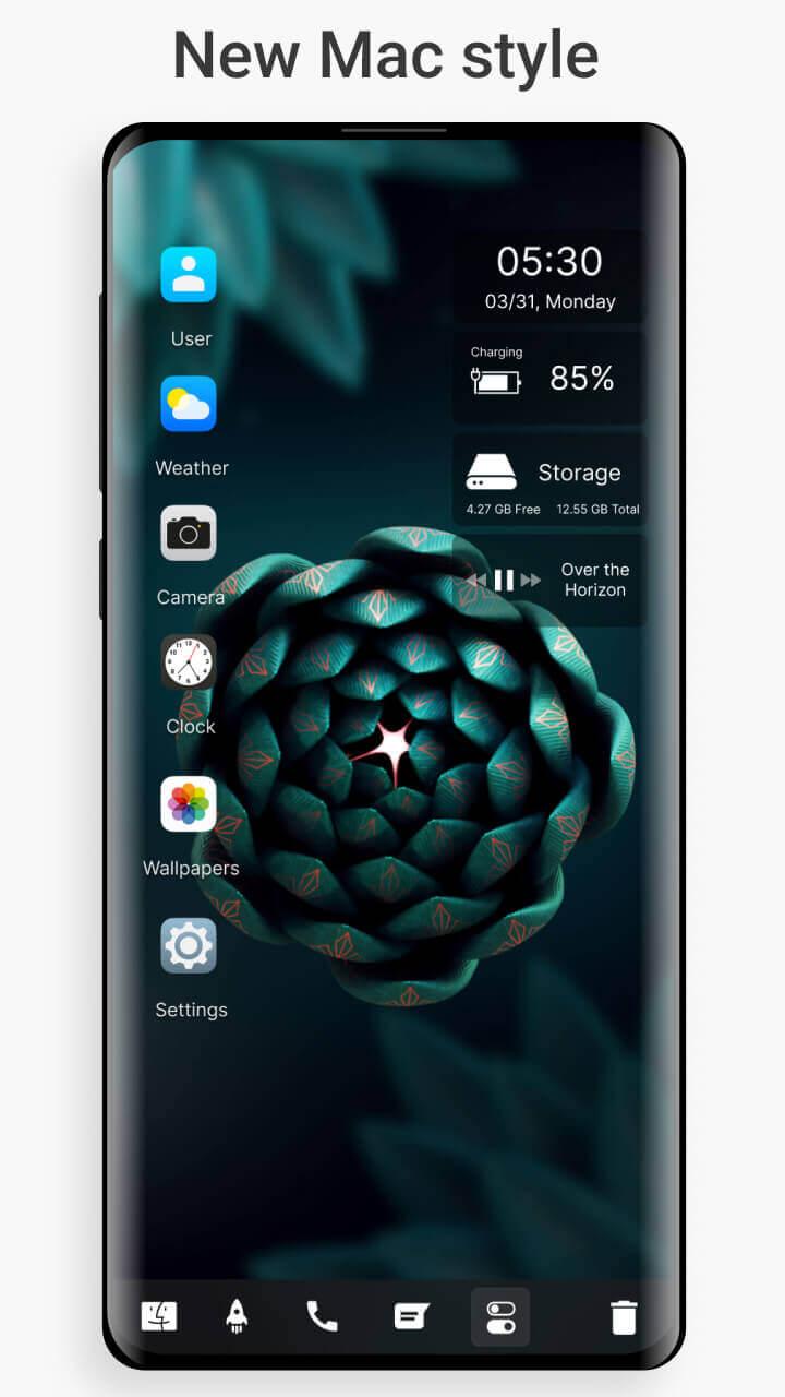 Mak Book OS 26 Launcher Screenshot 1