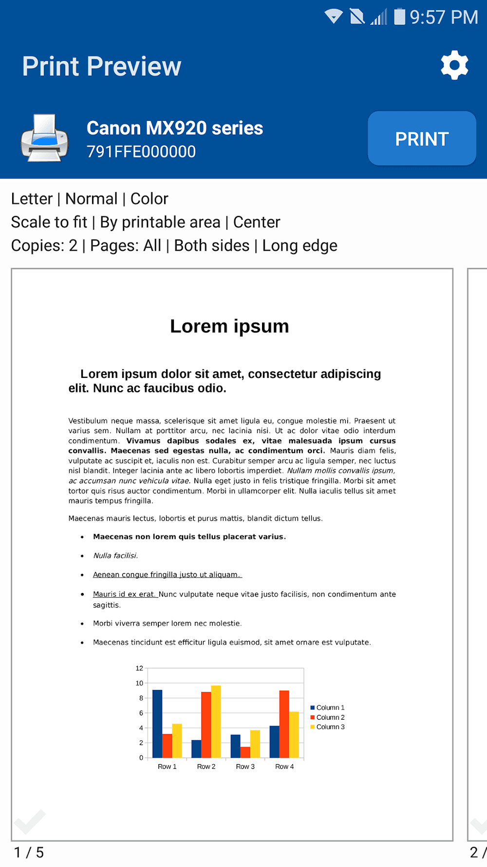 NokoPrint - Mobile Printing Screenshot 2