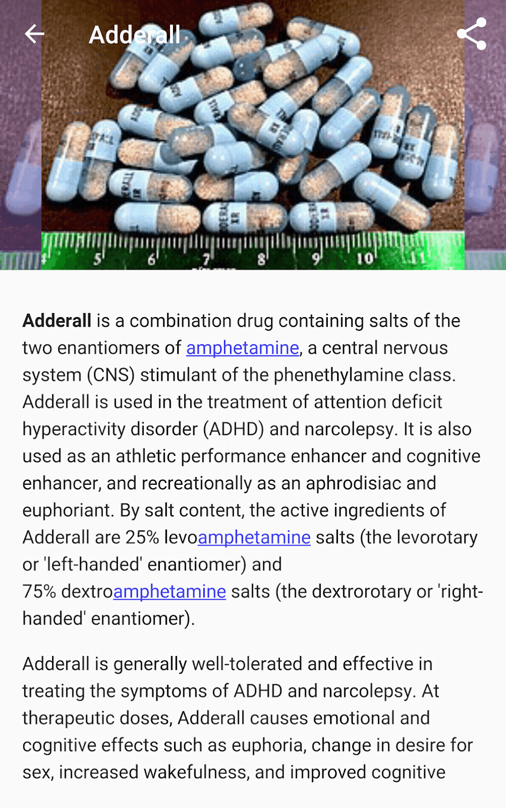 Drugs Dictionary Screenshot 2