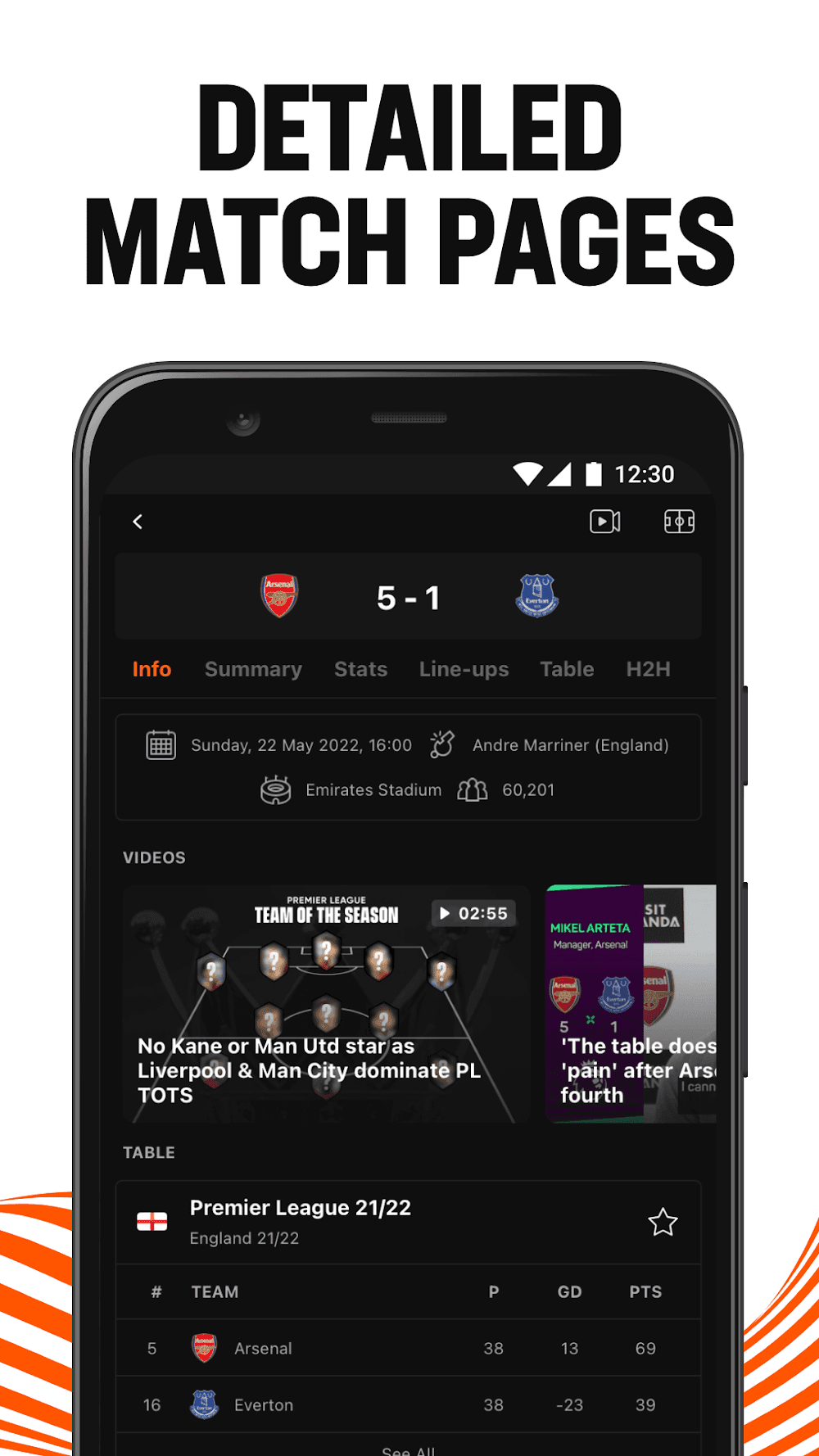 LiveScore: Live Sports Scores Screenshot 4
