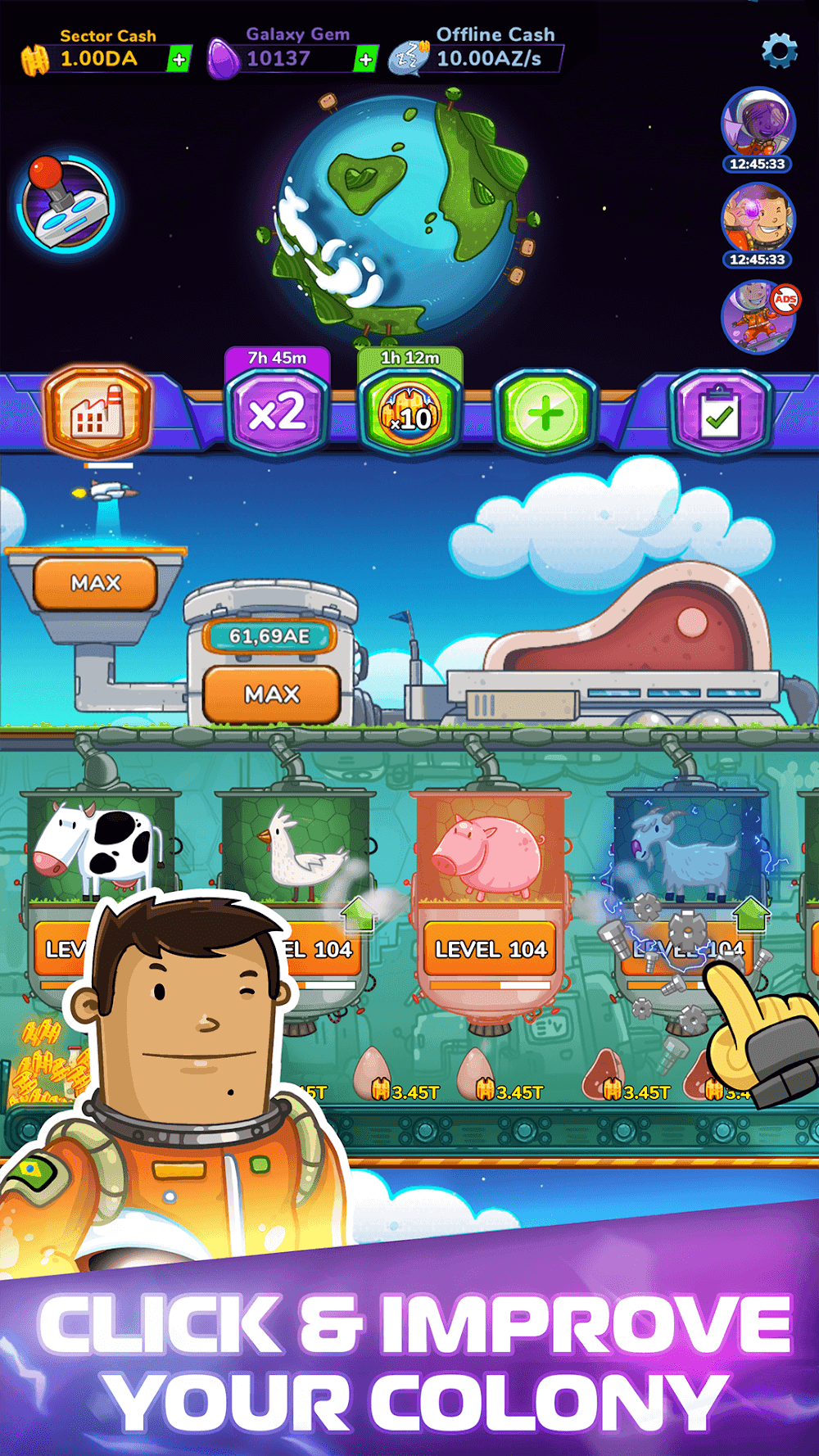 Endless Colonies: Idle Tycoon Screenshot 2