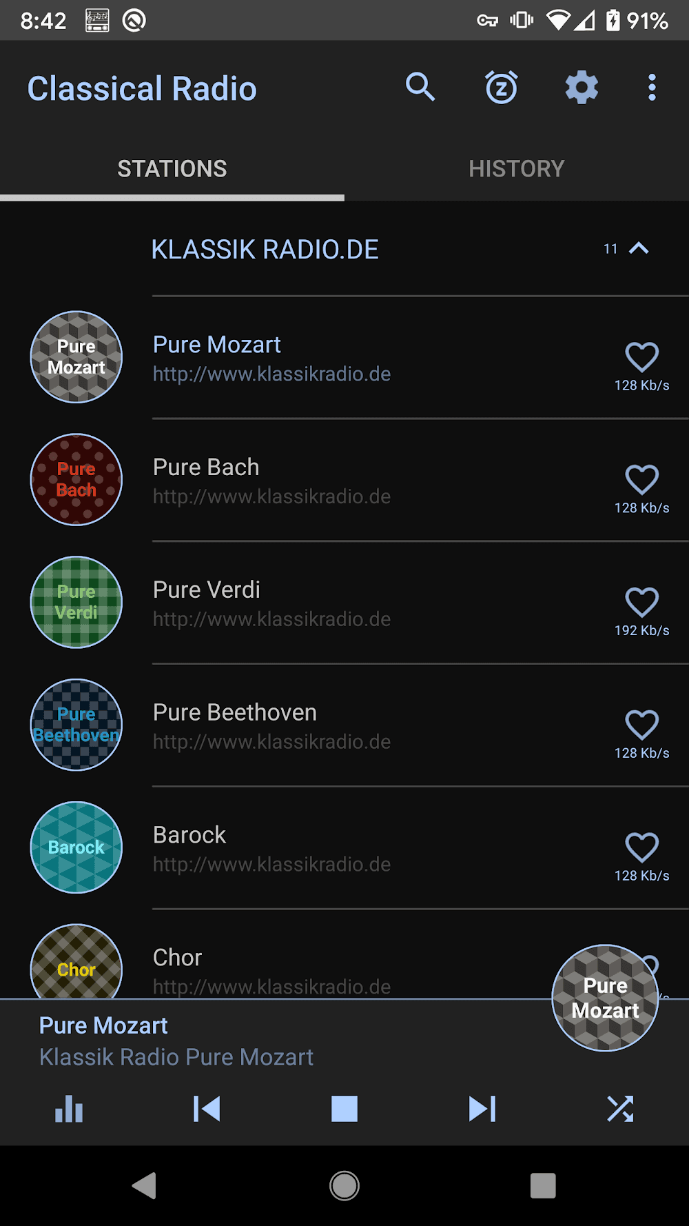 Classical Music Radio Screenshot 1