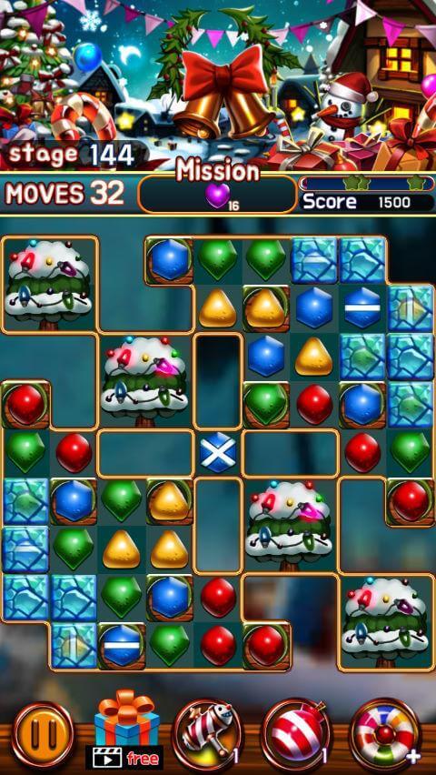 Jewel Snow Puzzle Screenshot 1