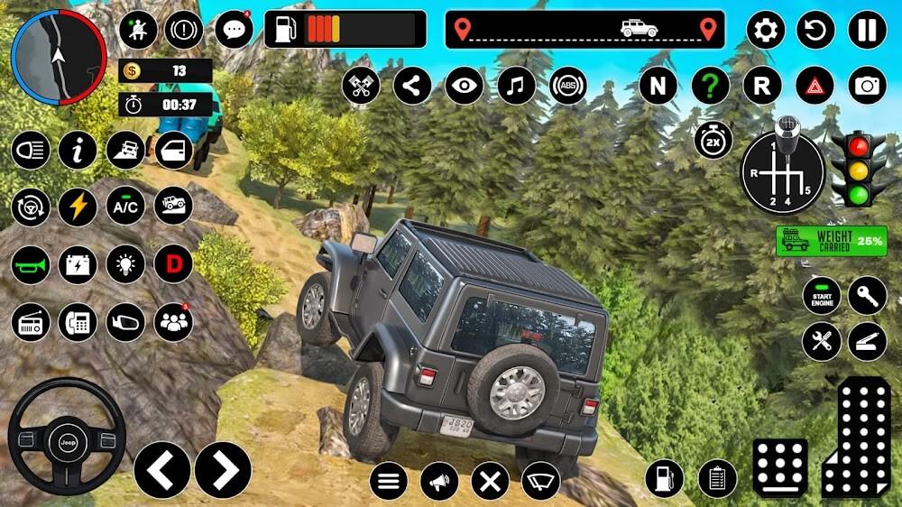 Offroad Jeep Driving & Parking Screenshot 2