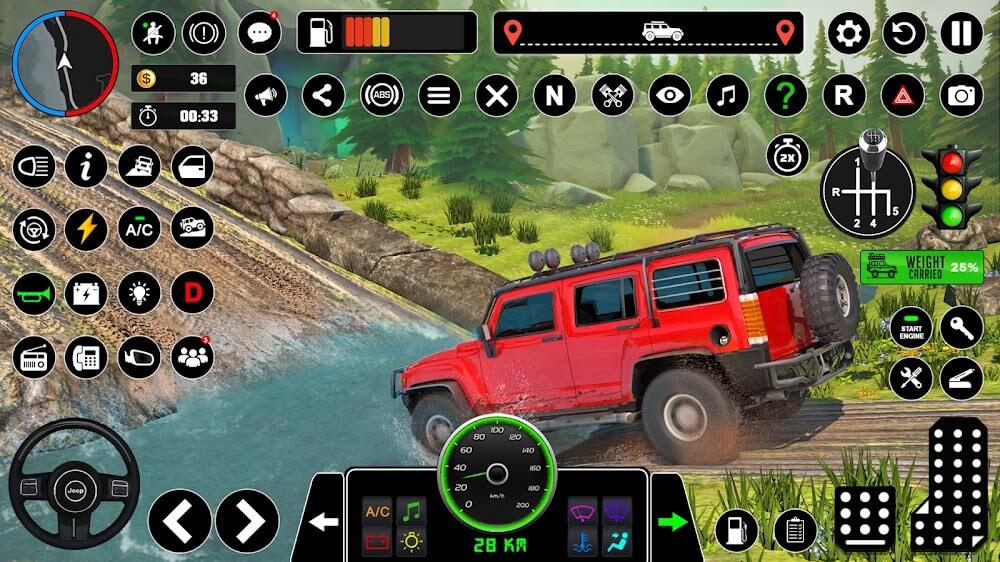 Offroad Jeep Driving & Parking Screenshot 3