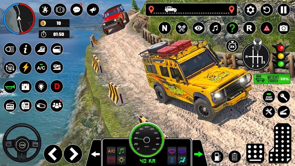 Offroad Jeep Driving & Parking Screenshot 4