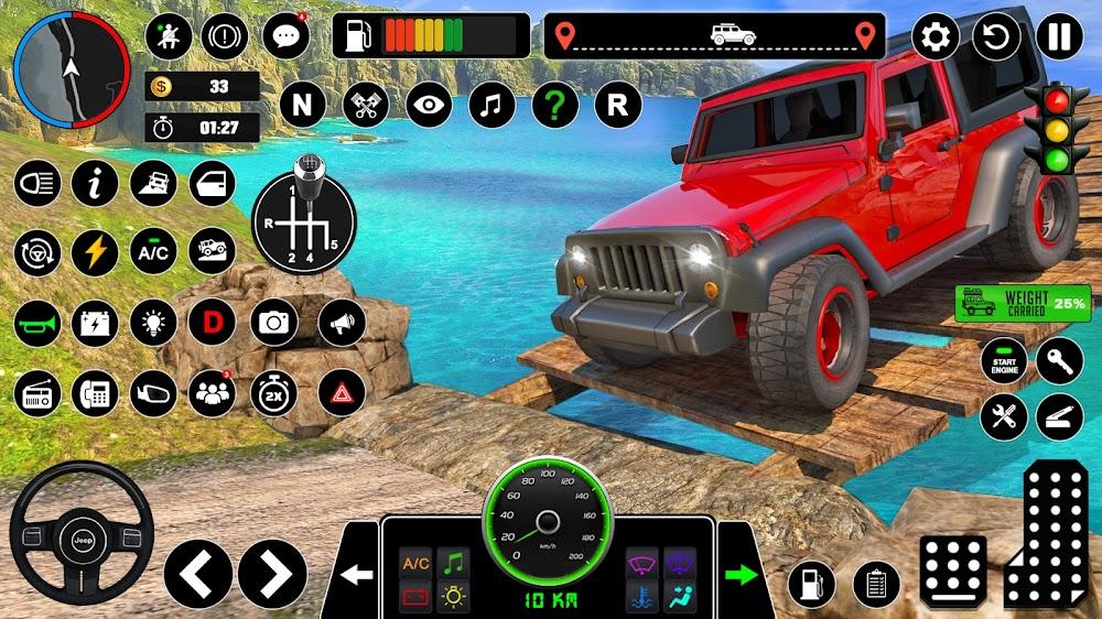 Offroad Jeep Driving & Parking Screenshot 5