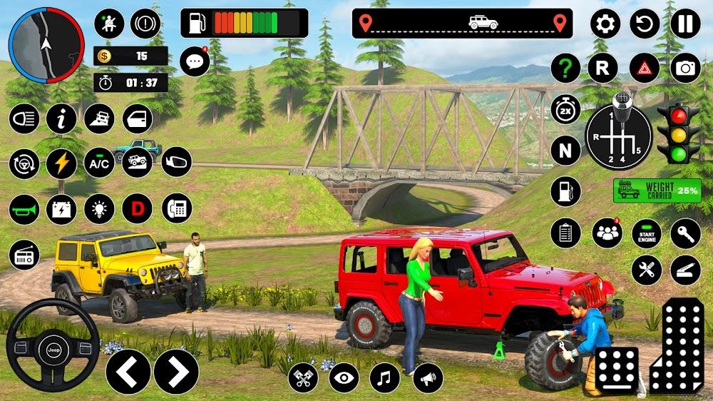 Offroad Jeep Driving & Parking Screenshot 6