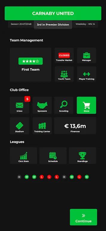 Club Boss - Football Game Screenshot 1