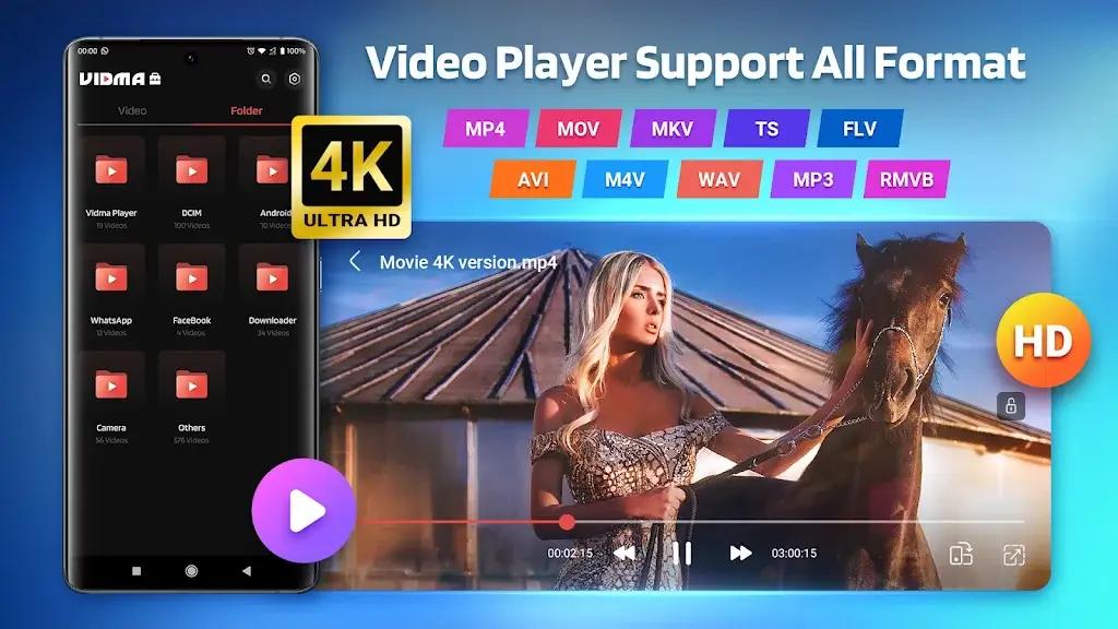 Video Player & Saver - Vidma Screenshot 1