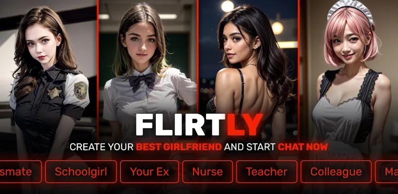 Flirtly: AI Girl & Companion Screenshot 1