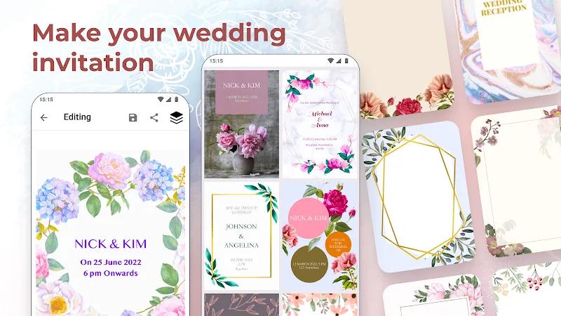 Wedding Invitation Card Maker Screenshot 1