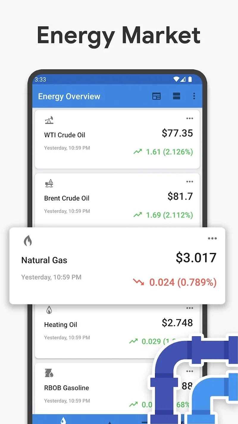 Crude Oil Price Screenshot 2