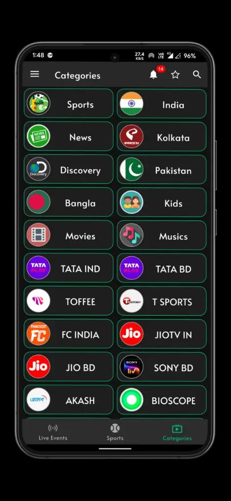 Cricfy TV Screenshot 4