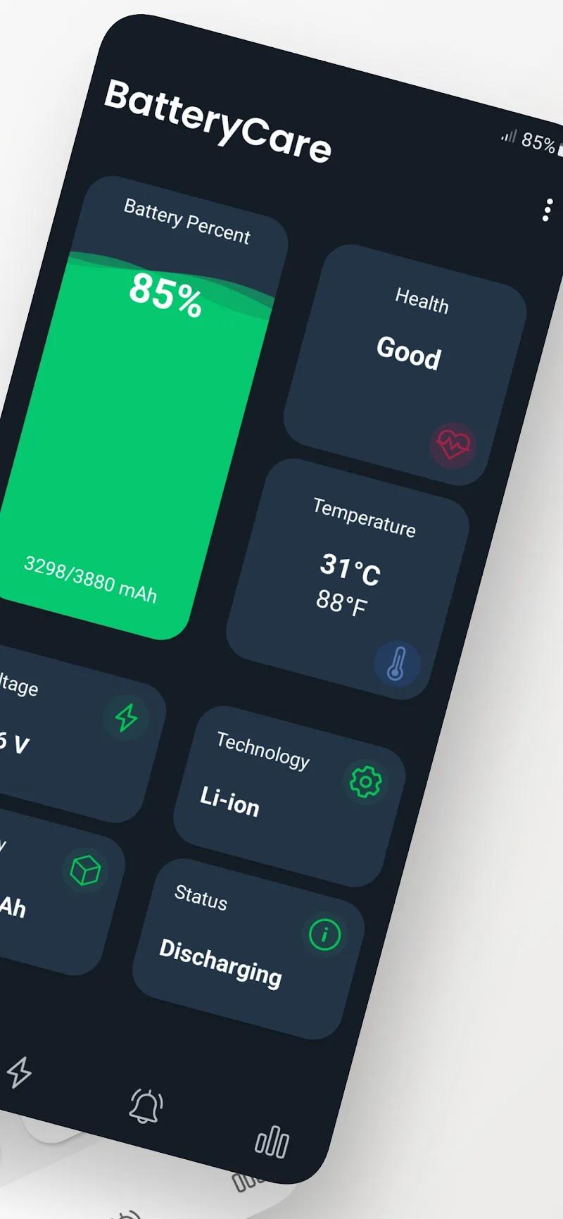 BatteryCare Screenshot 2