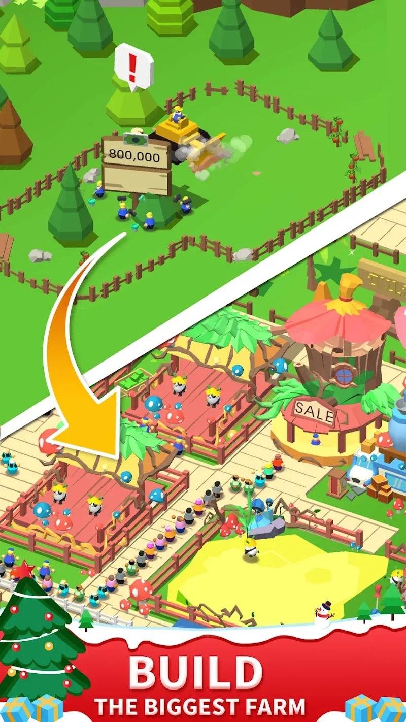 Idle Leisure Farm - Cash Click Screenshot 1
