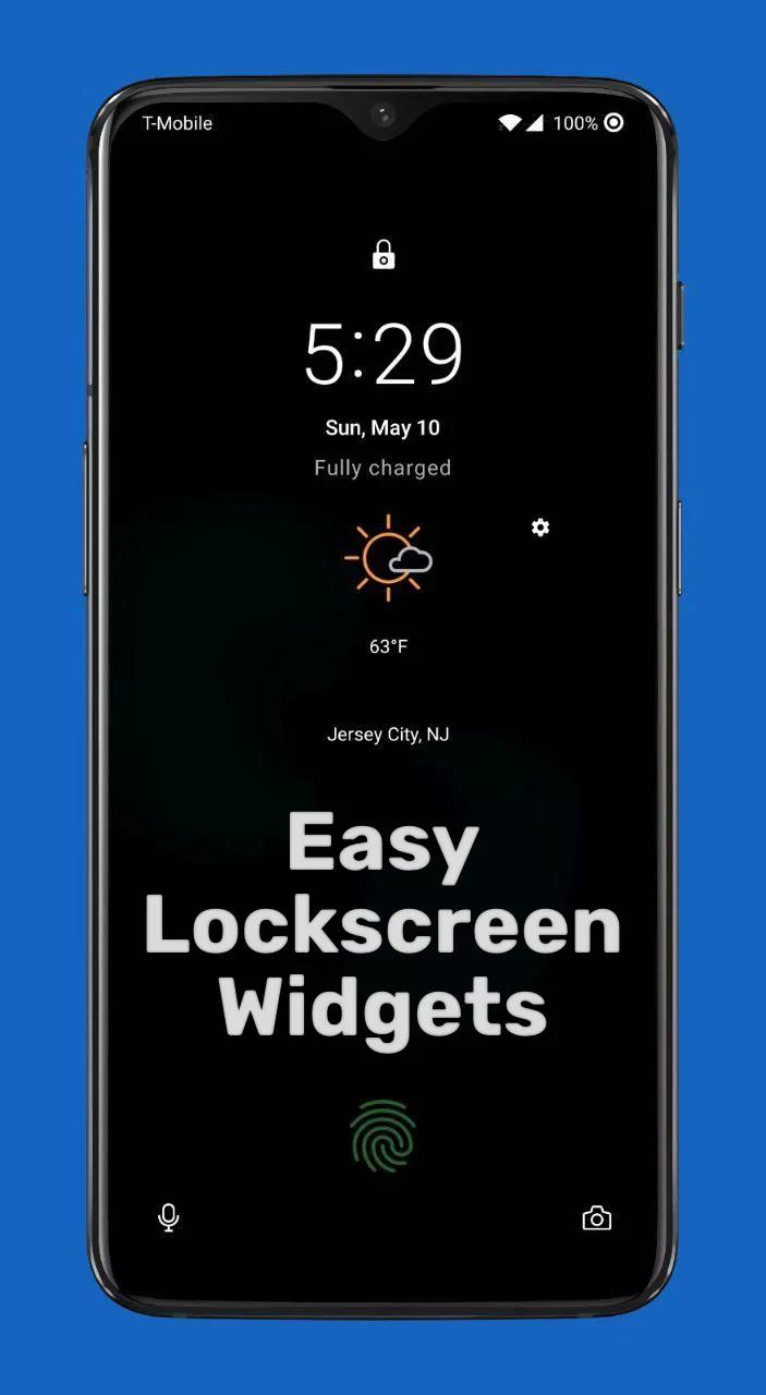 Lockscreen Widgets and Drawer Screenshot 1