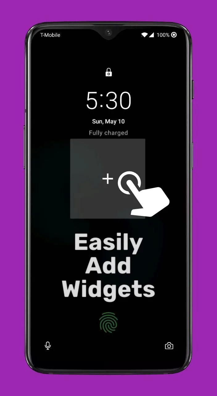 Lockscreen Widgets and Drawer Screenshot 2