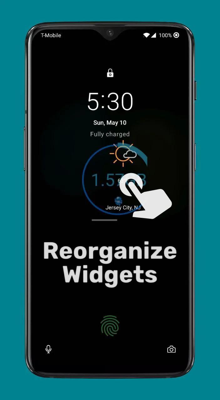 Lockscreen Widgets and Drawer Screenshot 3