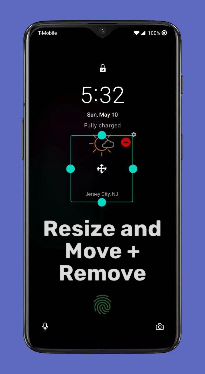 Lockscreen Widgets and Drawer Screenshot 4