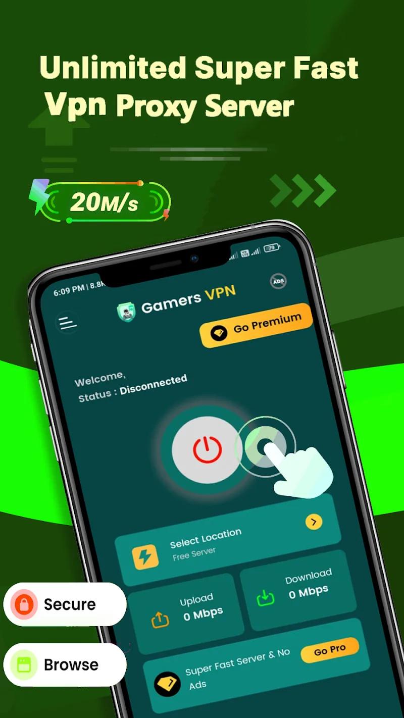 Gamers VPN Screenshot 3