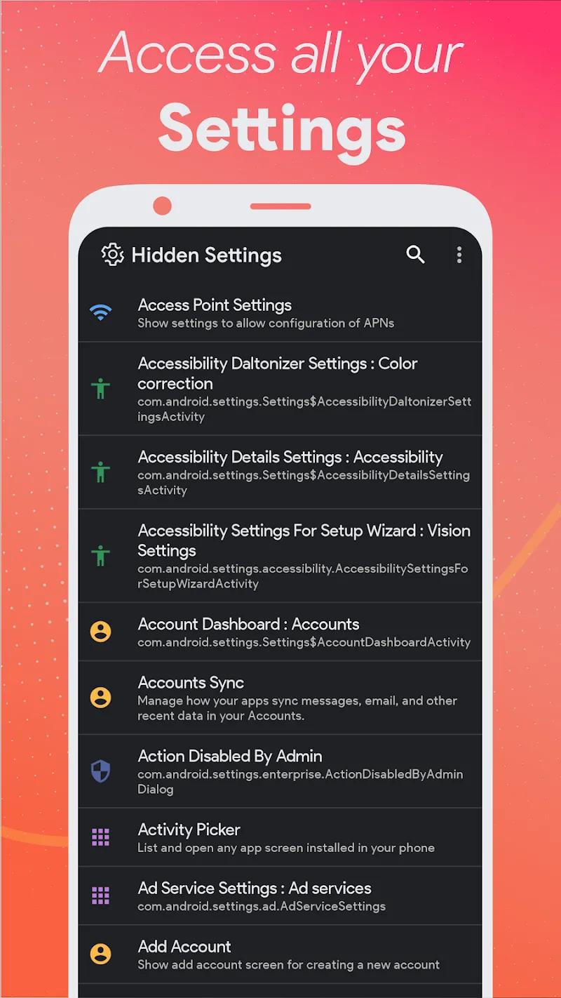 MIUI Hidden Settings Activity Screenshot 3