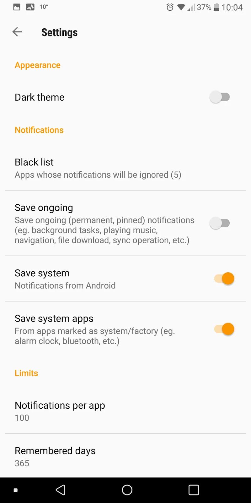 Notifications archive Screenshot 3