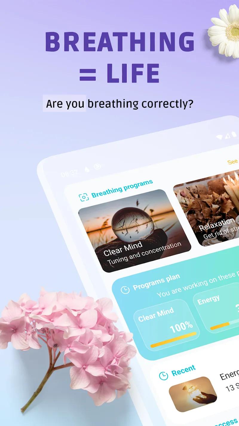 Pranaria - Breathing exercise Screenshot 1