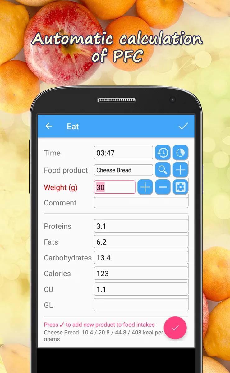 Calorie Counter HiKi Screenshot 2