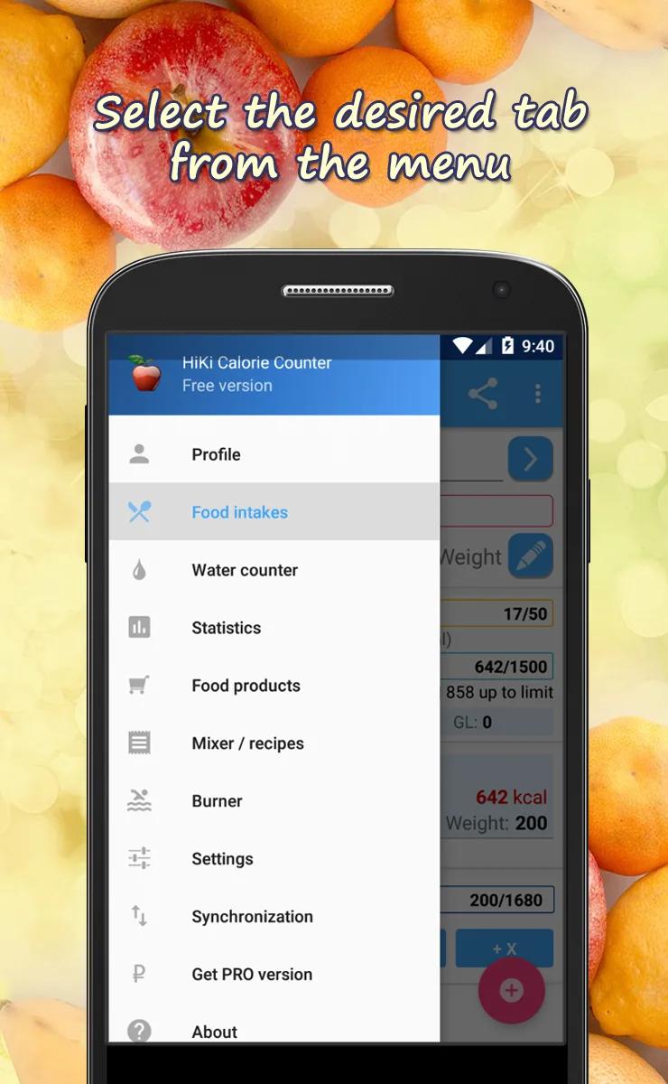 Calorie Counter HiKi Screenshot 3