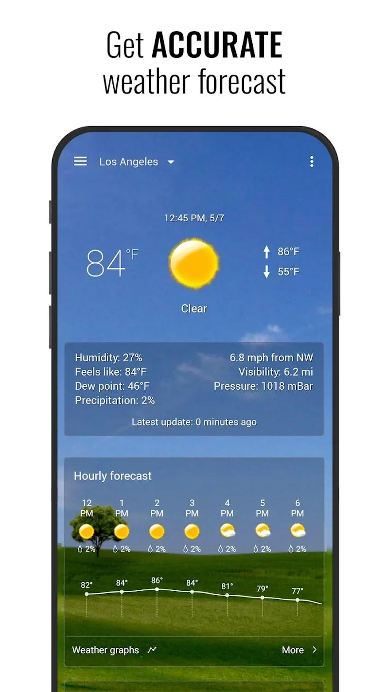 3D Flip Clock & Weather Screenshot 3